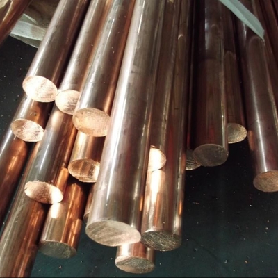 8mm 10mm Pure Copper Round Rod C2680 C7521 C5191 C1100 Good Electrical Conductivity